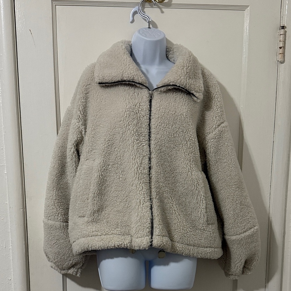 lululemon athletica Cream Teddy Jacket